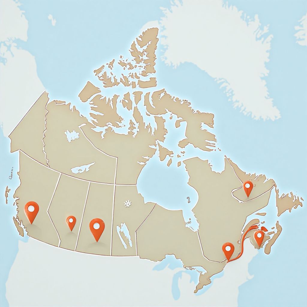 Canadian cities icon